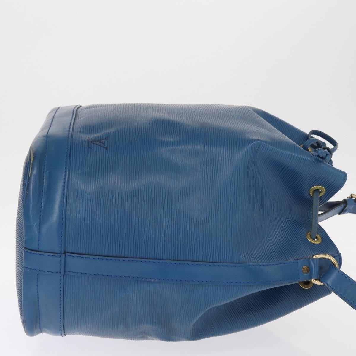 Louis Vuitton Noe Handbag Epi Leather Blue Leather Shoulder Bag