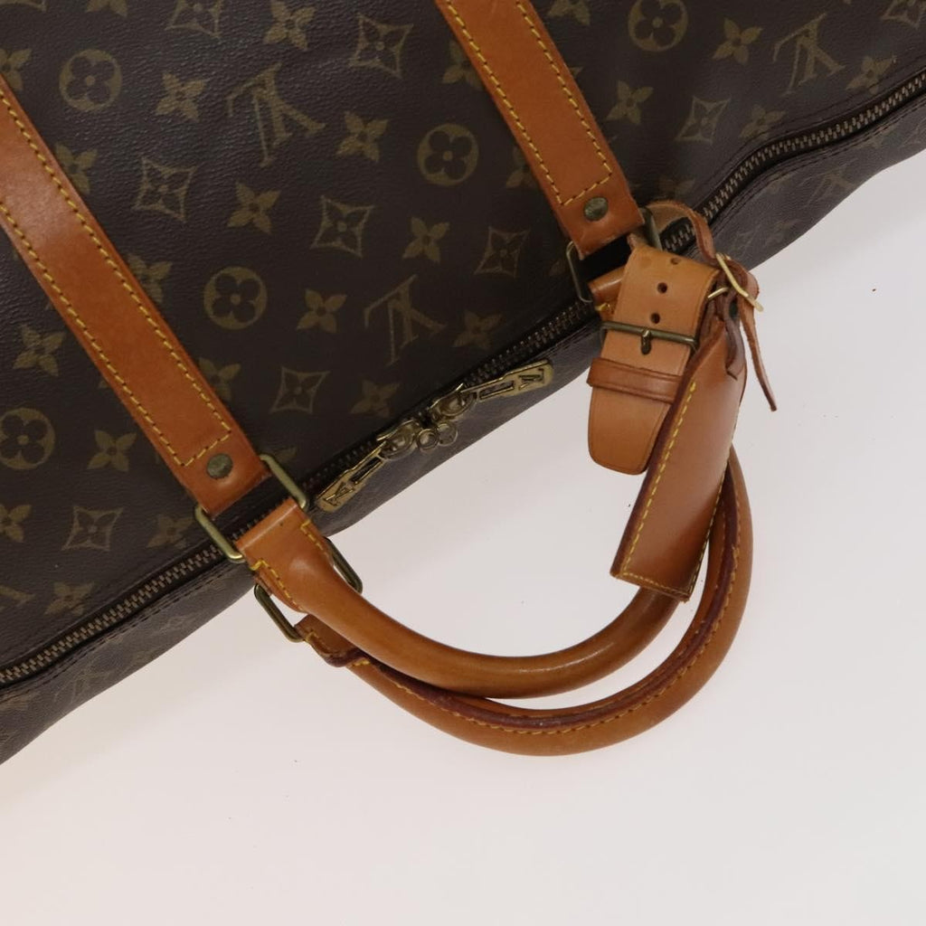 Louis Vuitton Keepall Bag Monogram Canvas Brown Canvas Travel Bag