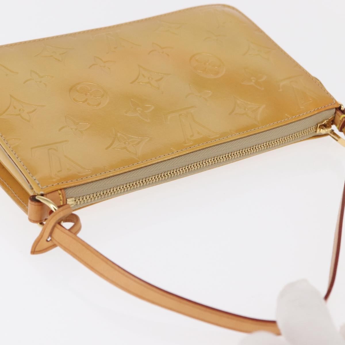 Louis Vuitton Lexington Pochette Patent Leather Beige Patent_Leather Clutche & Pouche Bag