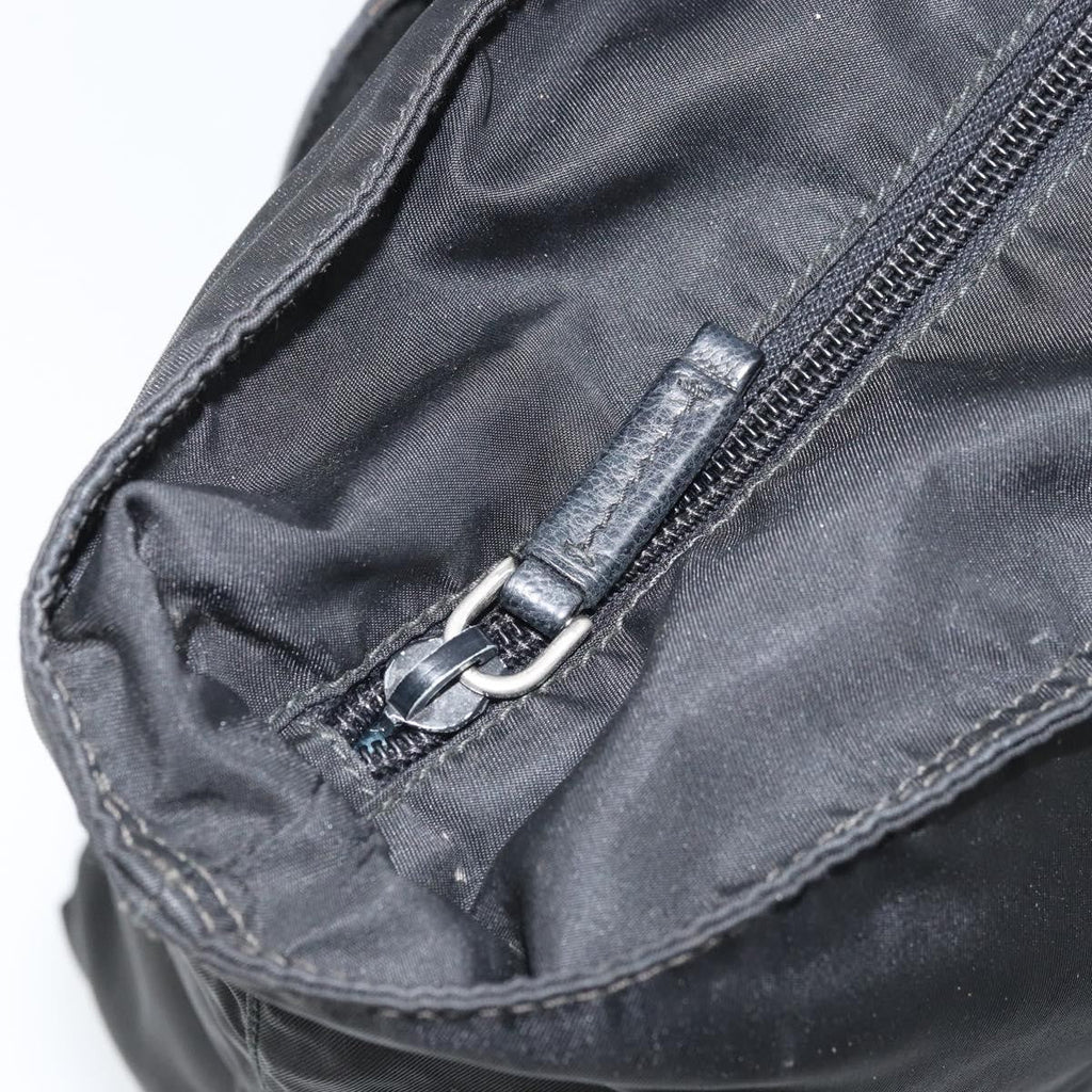 Prada Vintage Zip Tote Tessuto Black Nylon Tote Bag Bag