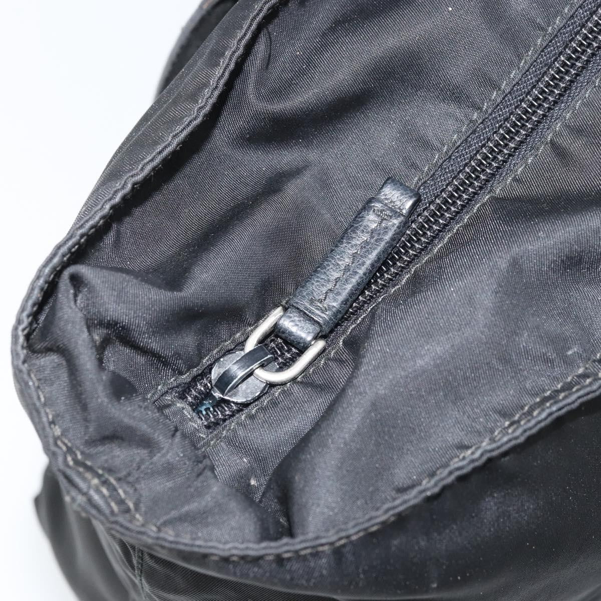 Prada Vintage Zip Tote Tessuto Black Nylon Tote Bag Bag