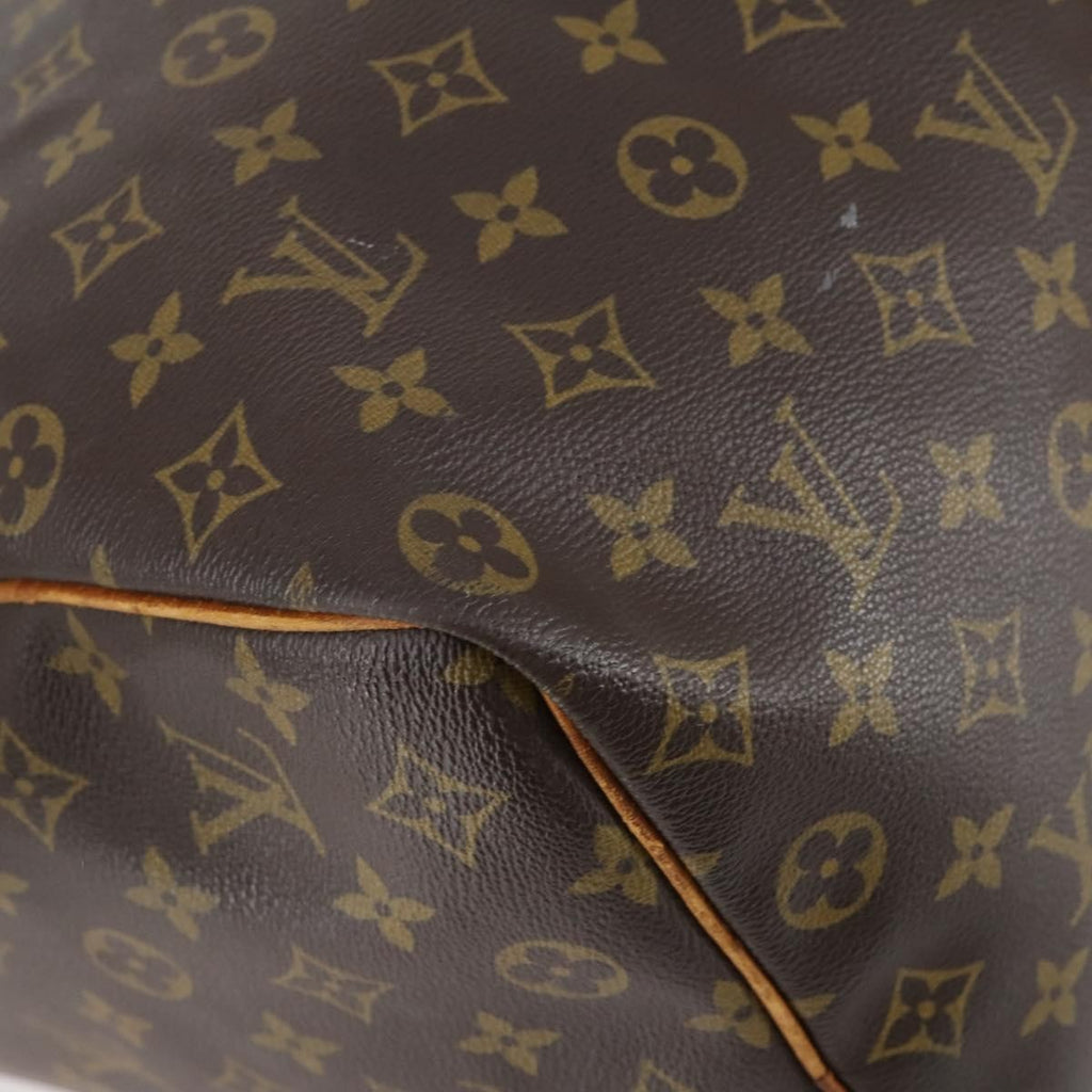 Louis Vuitton Keepall Bag Monogram Canvas Brown Canvas Travel Bag