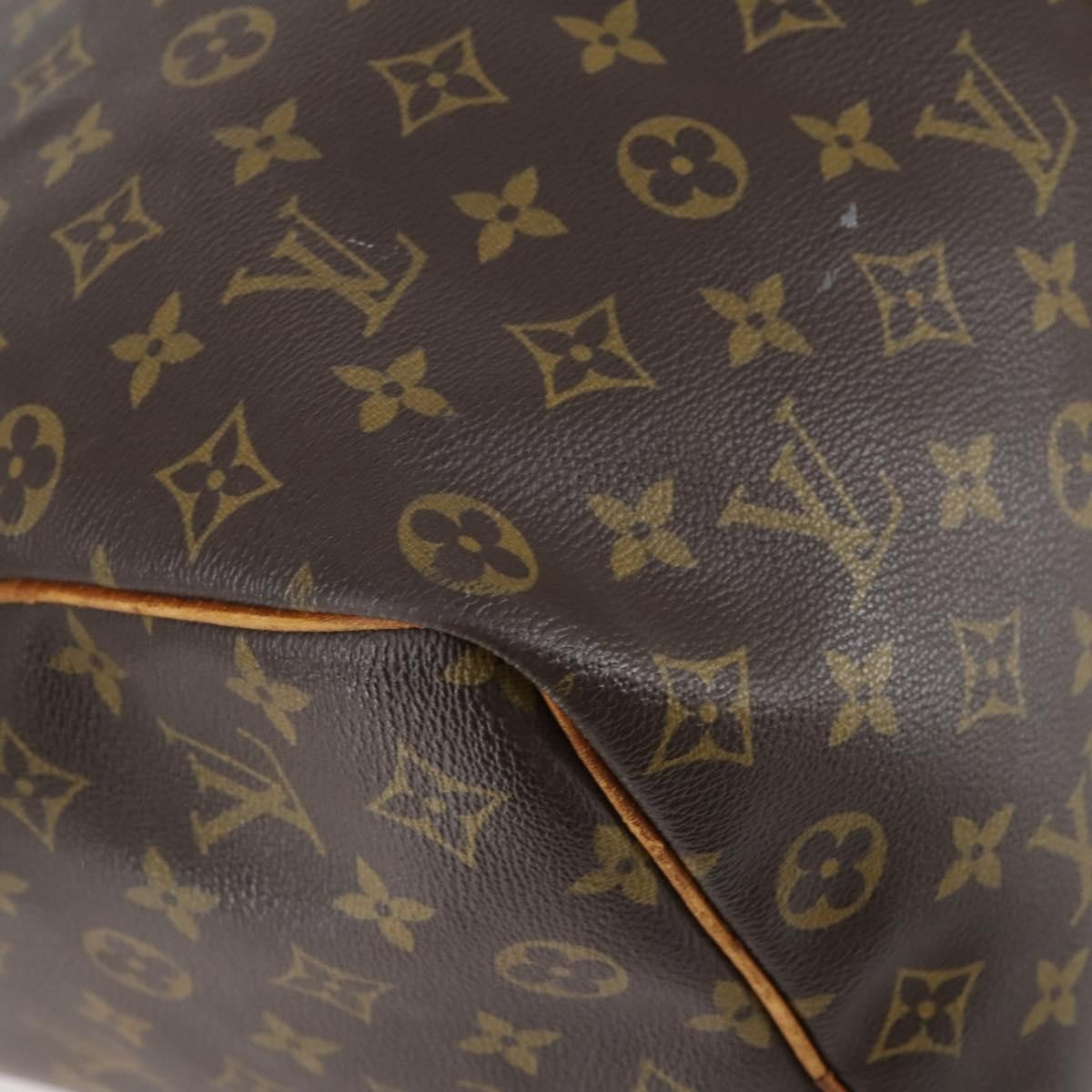Louis Vuitton Keepall Bag Monogram Canvas Brown Canvas Travel Bag