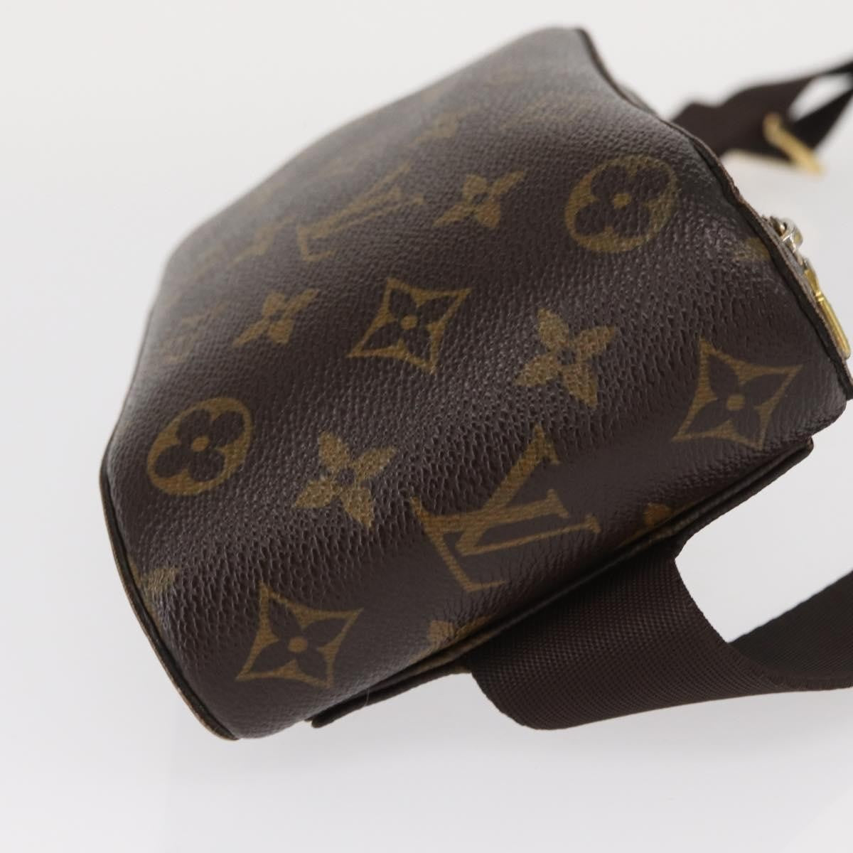 Louis Vuitton Geronimos Waist Bag Monogram Canvas Brown Canvas Shoulder Bag