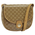 Celine Vintage Macadam Shoulder Bag Macadam Canva  Vinyl Beige Pvc Bag