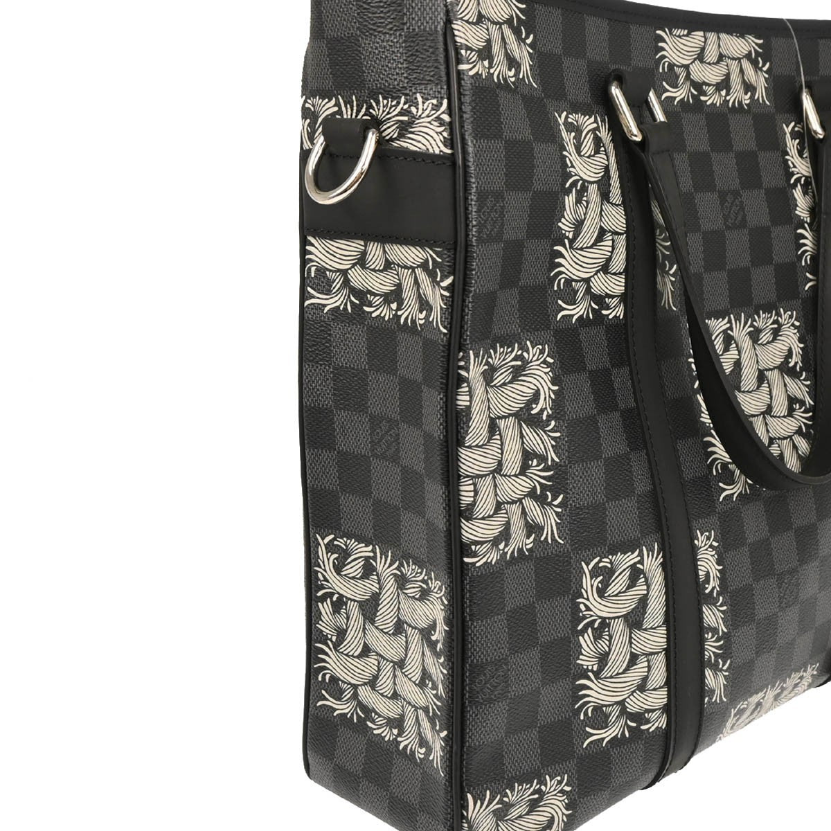 Louis Vuitton Tadao Handbag Limited Edition Nemeth Damier Graphite Gray Canvas Tote Bag