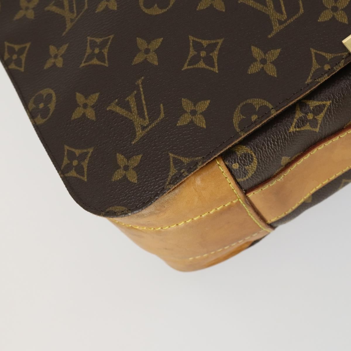 Louis Vuitton Abbesses Messenger Bag Monogram Canvas Brown Canvas Shoulder Bag