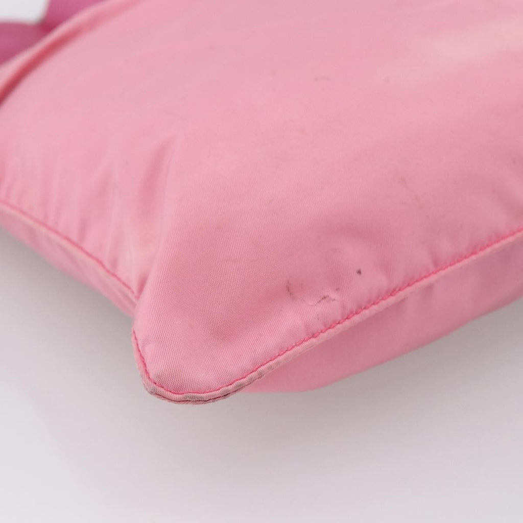 Prada Front Pocket Messenger Bag Tessuto Pink Nylon Shoulder Bag Bag