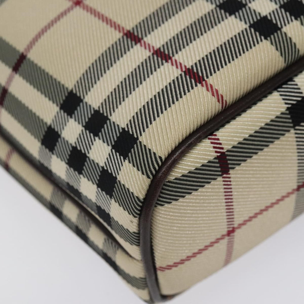 Burberry Nova Check Handbag Nova Check Canvas And Leather Beige Canvas Handbag