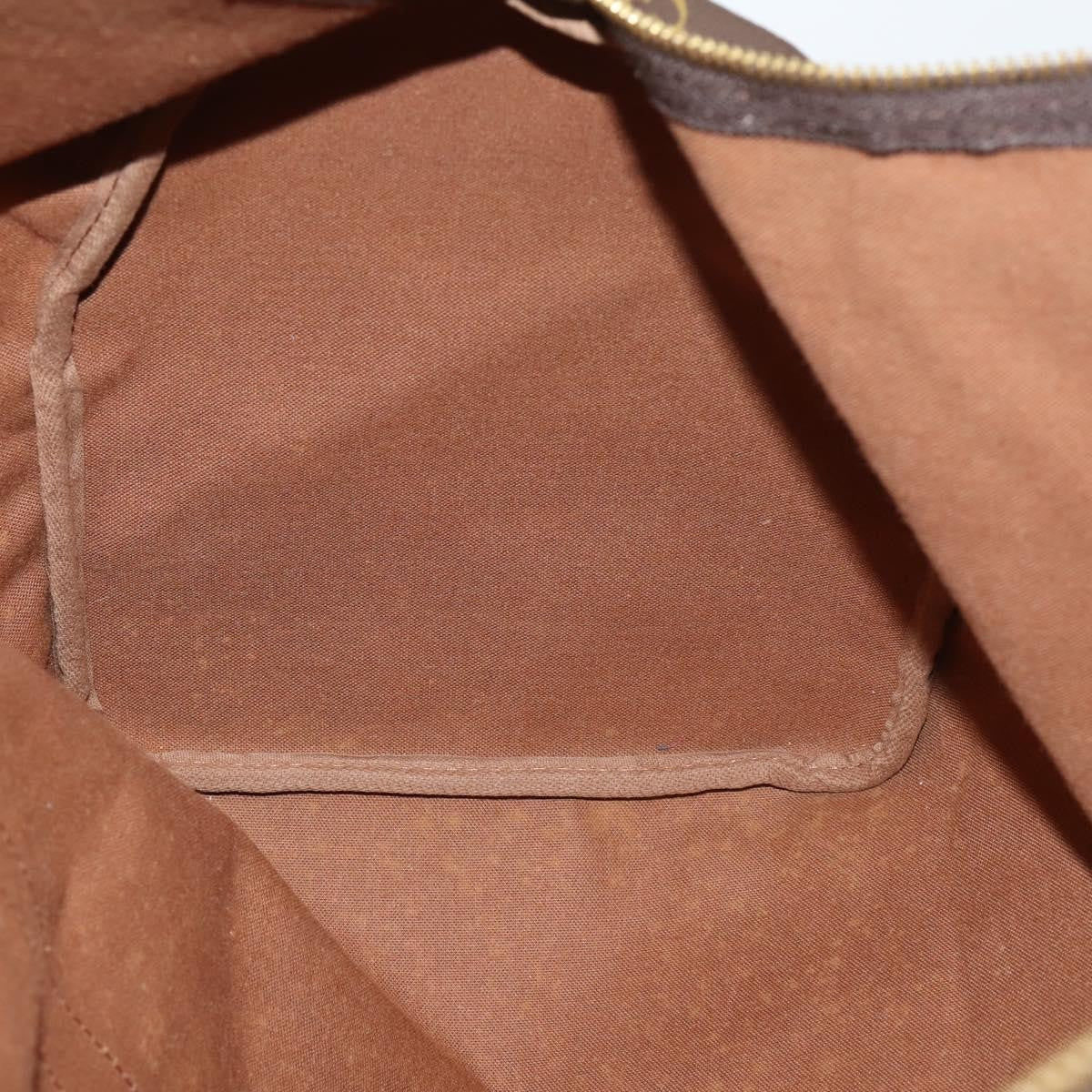 Louis Vuitton Keepall Bag Monogram Canvas Brown Canvas Travel Bag