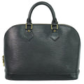 Louis Vuitton Alma Handbag Epi Leather Black Leather Handbag