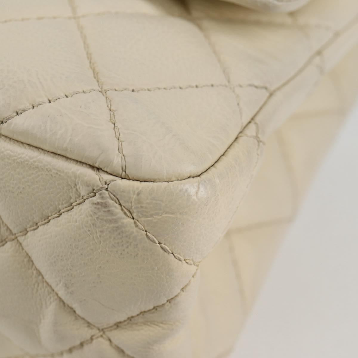 Chanel Reissue 2.55 Flap Bag Quilted Caviar White Leather Shoulder Bag Bag