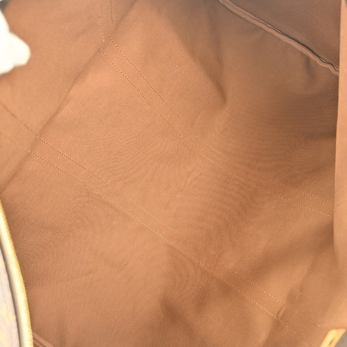 Louis Vuitton Keepall Bag Monogram Canvas Brown Canvas Travel Bag
