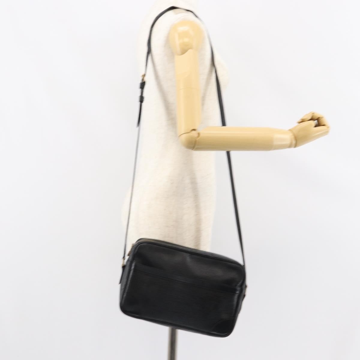 Louis Vuitton Trocadero Handbag Epi Leather Black Leather Shoulder Bag