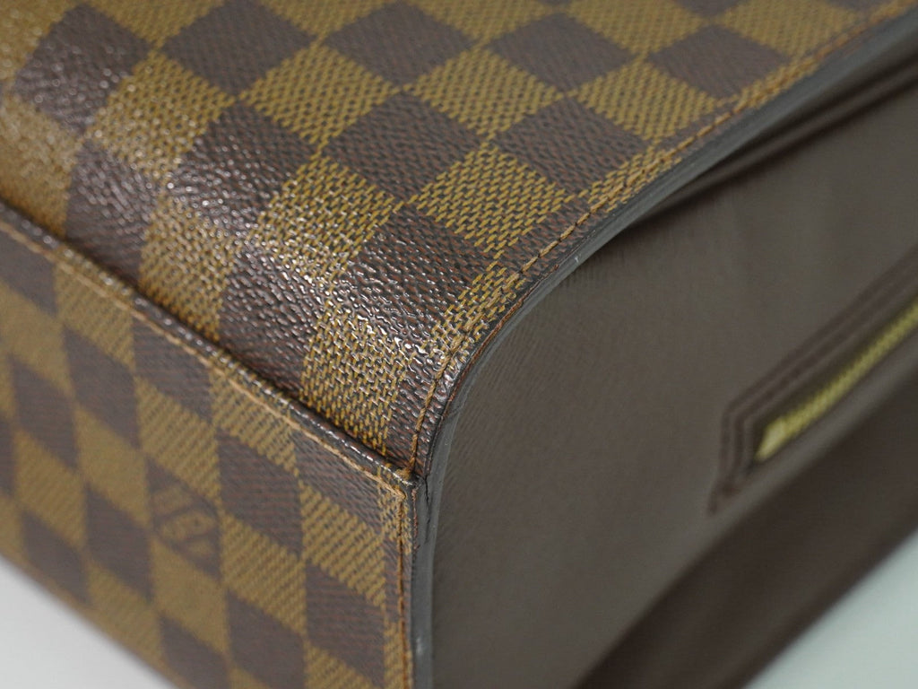 Louis Vuitton Triana Bag Damier Brown Canvas Handbag