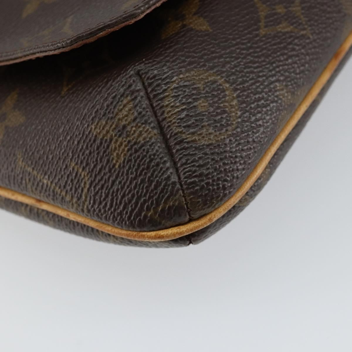 Louis Vuitton Musette Salsa Handbag Monogram Canvas Brown Canvas Shoulder Bag