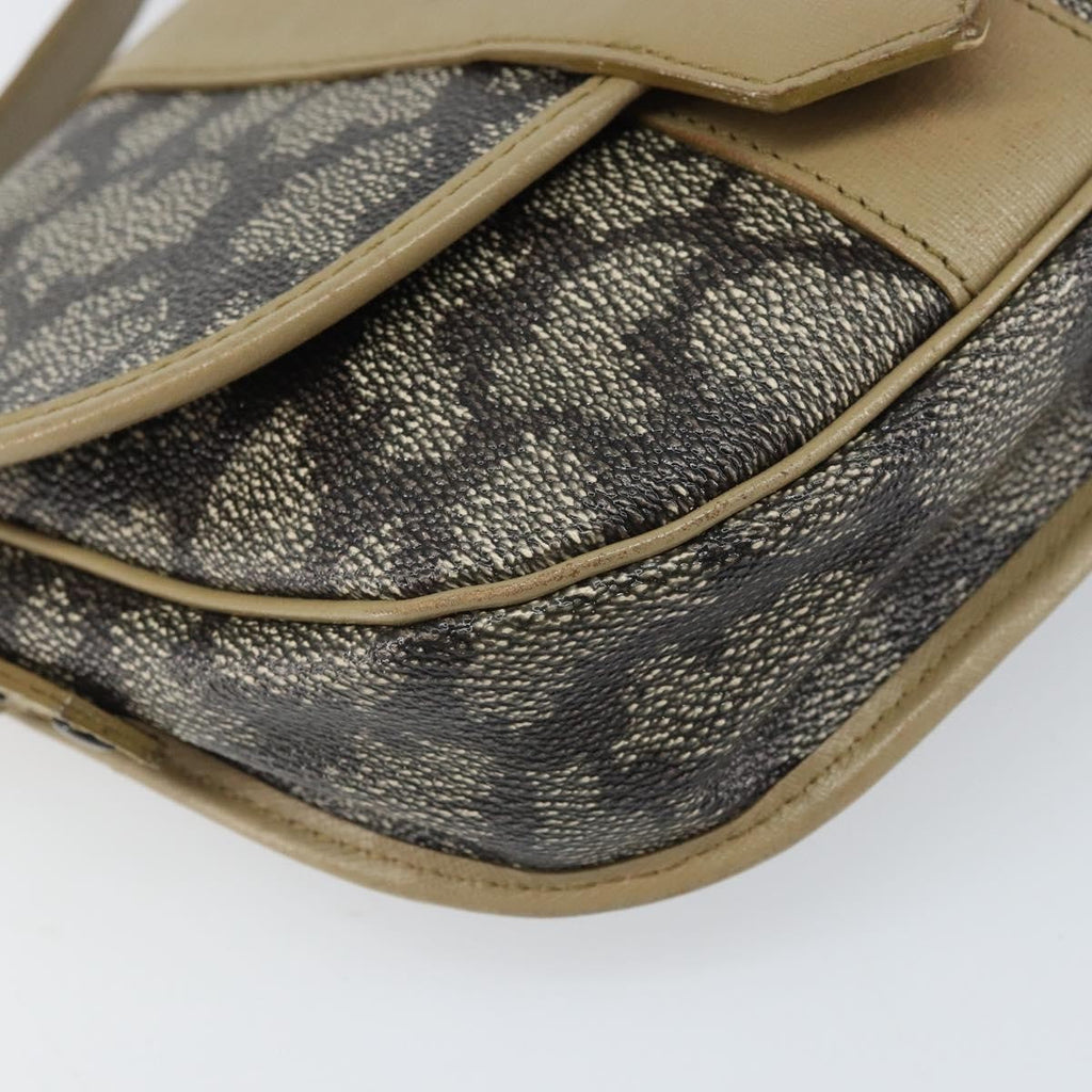 Saint Laurent Vintage Shoulder Bag Pvc Leather Gray Pvc Shoulder Bag Bag (Pre-Owned)