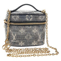 Louis Vuitton Vanity Case Monoglam Jacquard Canvas Navy Canvas Clutche & Pouche Bag