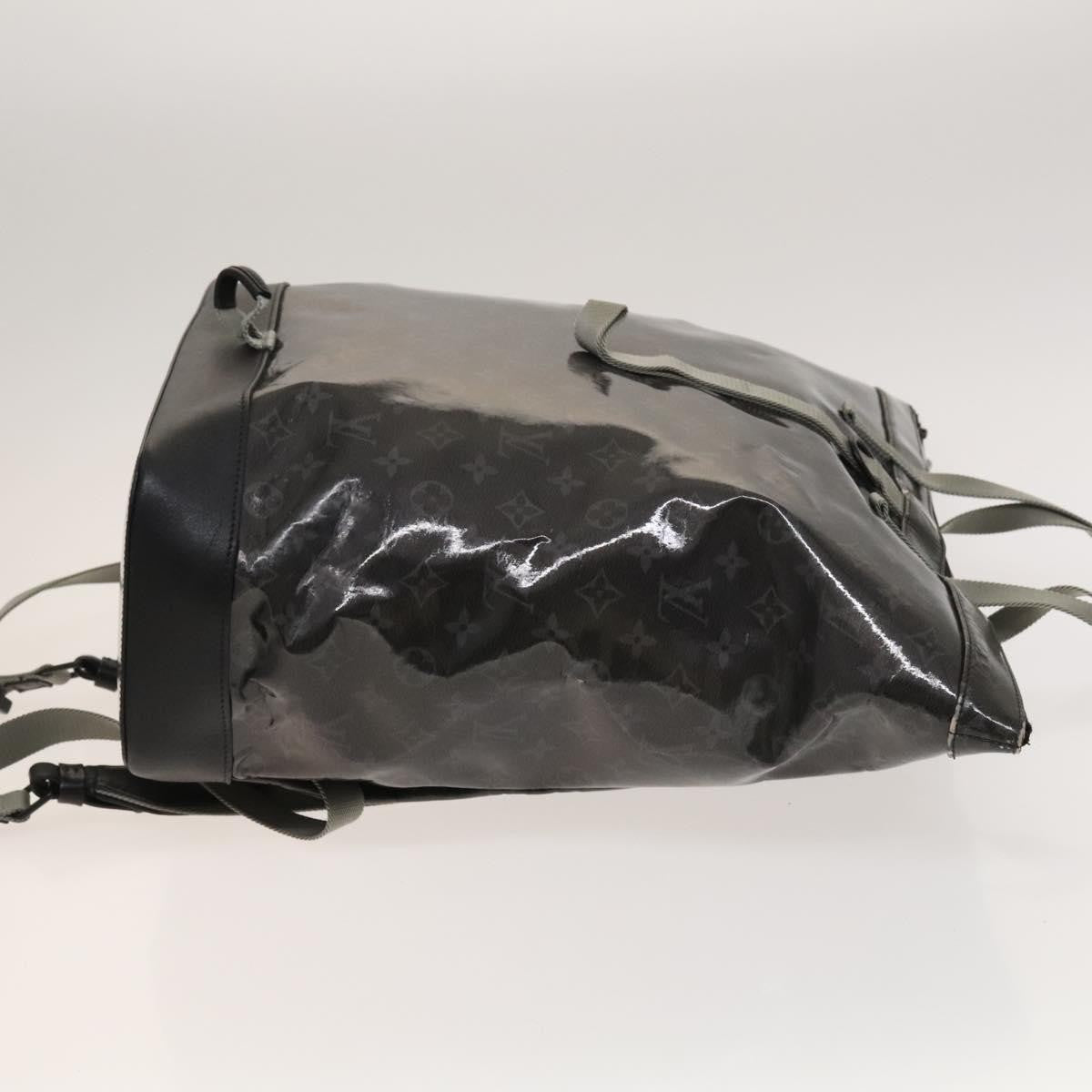 Louis Vuitton Zipped Tote Limited Edition Monogram Eclipse Glaze Canvas Black Canvas Backpack Bag