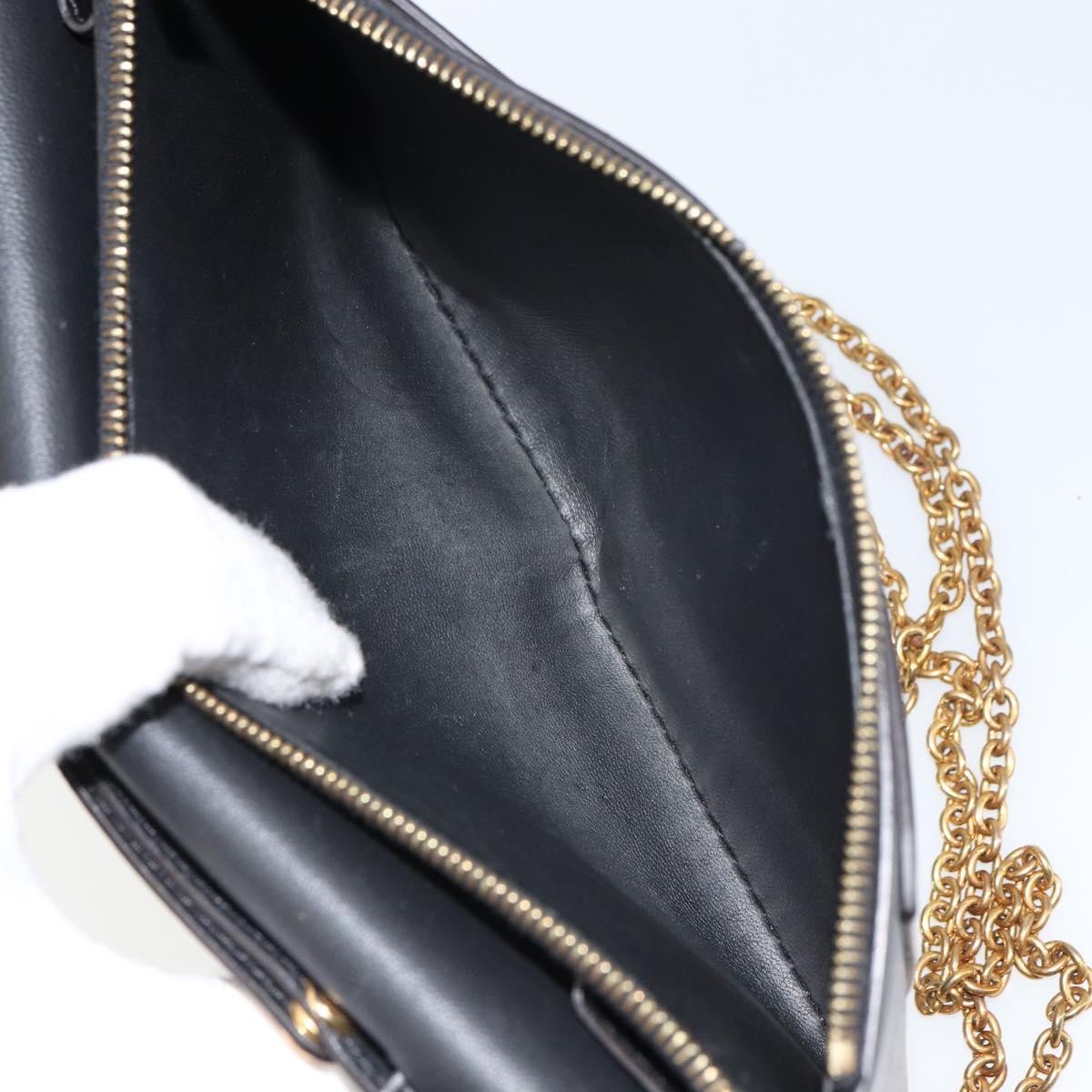 Celine Pocket Envelope Wallet On Chain Leather Multicolour Leather Clutche & Pouche Bag