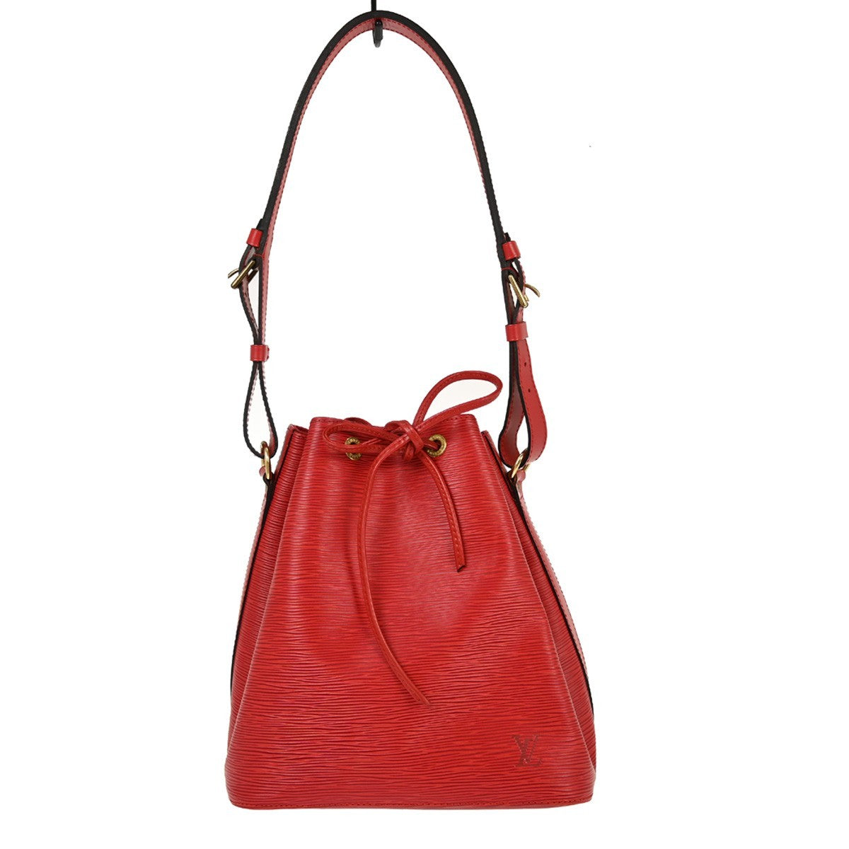 Louis Vuitton Noe Handbag Epi Leather Red Leather Shoulder Bag
