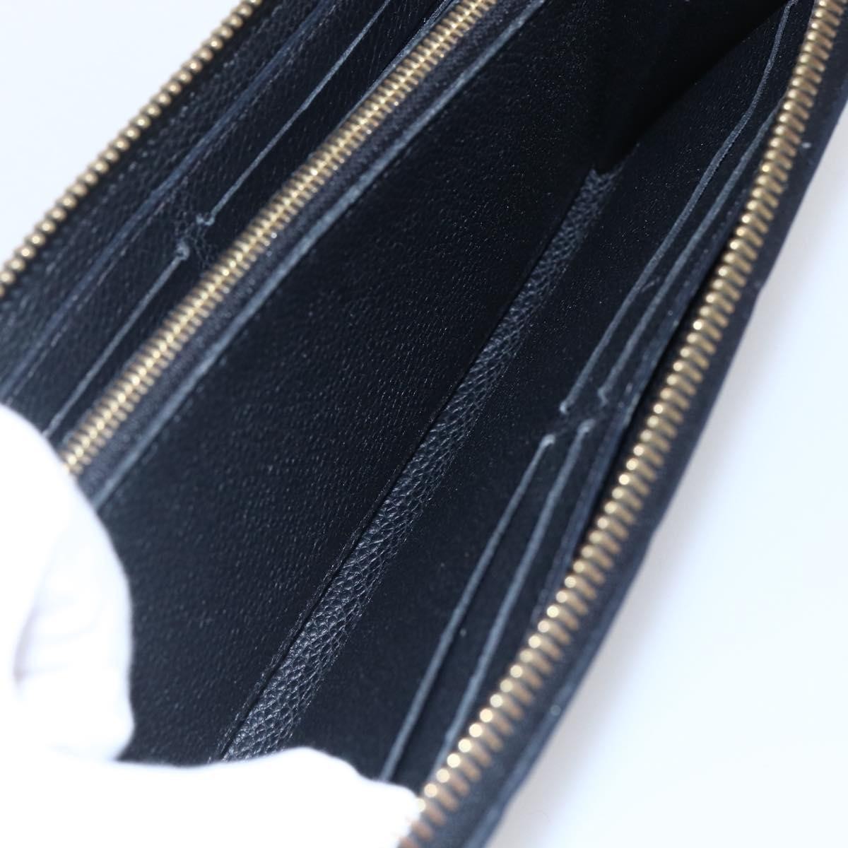 Louis Vuitton Portefeuille Zippy Monogramme Empreinte Monogramme Empreinte Black Leather Wallets Accessory