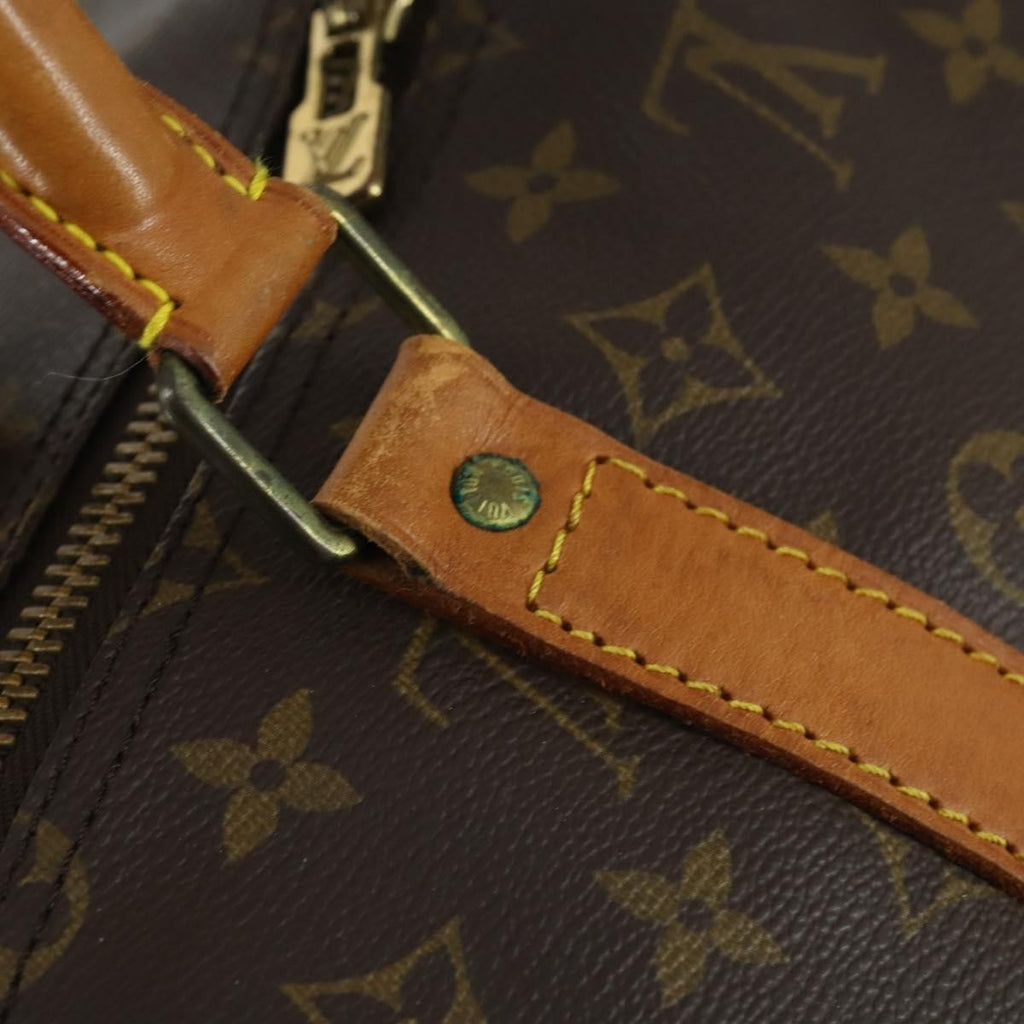 Louis Vuitton Keepall Bag Monogram Canvas Brown Canvas Travel Bag