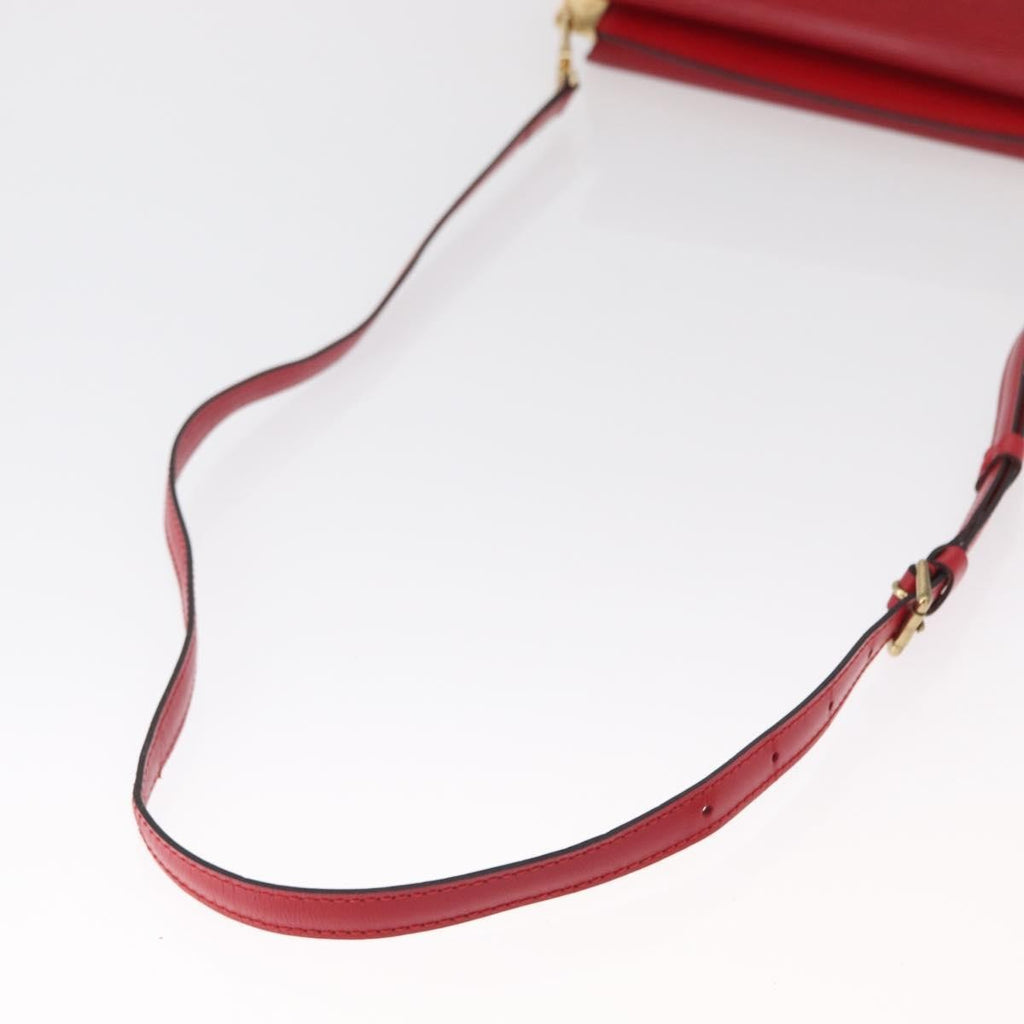 Louis Vuitton Grenelle Shoulder Bag Epi Leather Red Leather Shoulder Bag