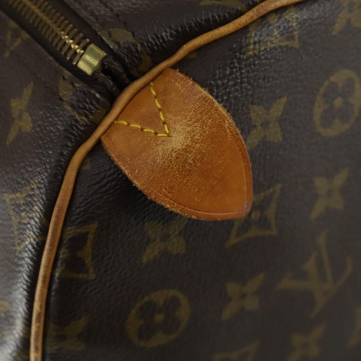 Louis Vuitton Keepall Bag Monogram Canvas Brown Canvas Travel Bag