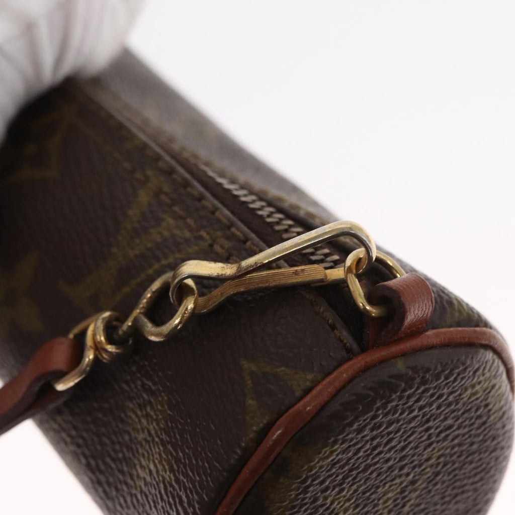 Louis Vuitton Papillon Pochette Monogram Canvas Brown Canvas Clutche & Pouche Bag