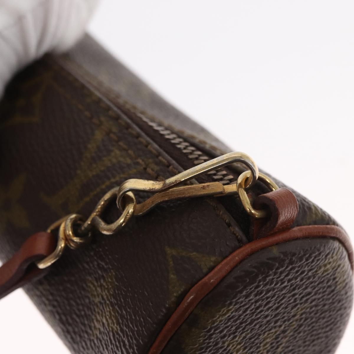 Louis Vuitton Papillon Pochette Monogram Canvas Brown Canvas Clutche & Pouche Bag