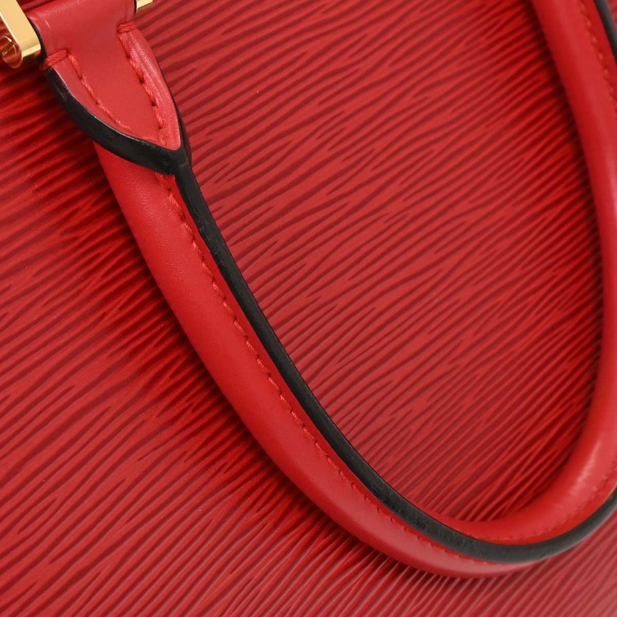 Louis Vuitton Pont Neuf Handbag Epi Leather Red Leather Handbag