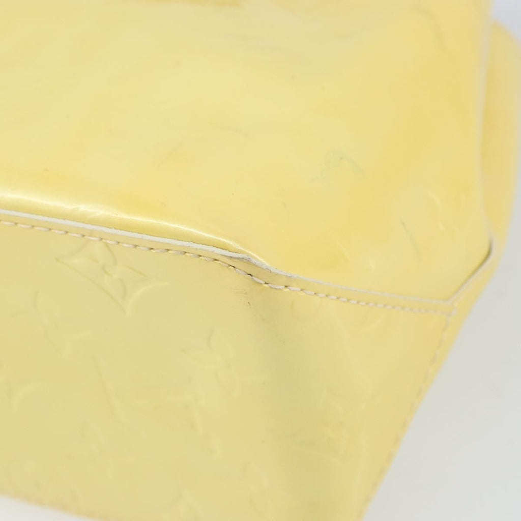 Louis Vuitton Reade Handbag Monogram Vernis Yellow Patent_Leather Handbag