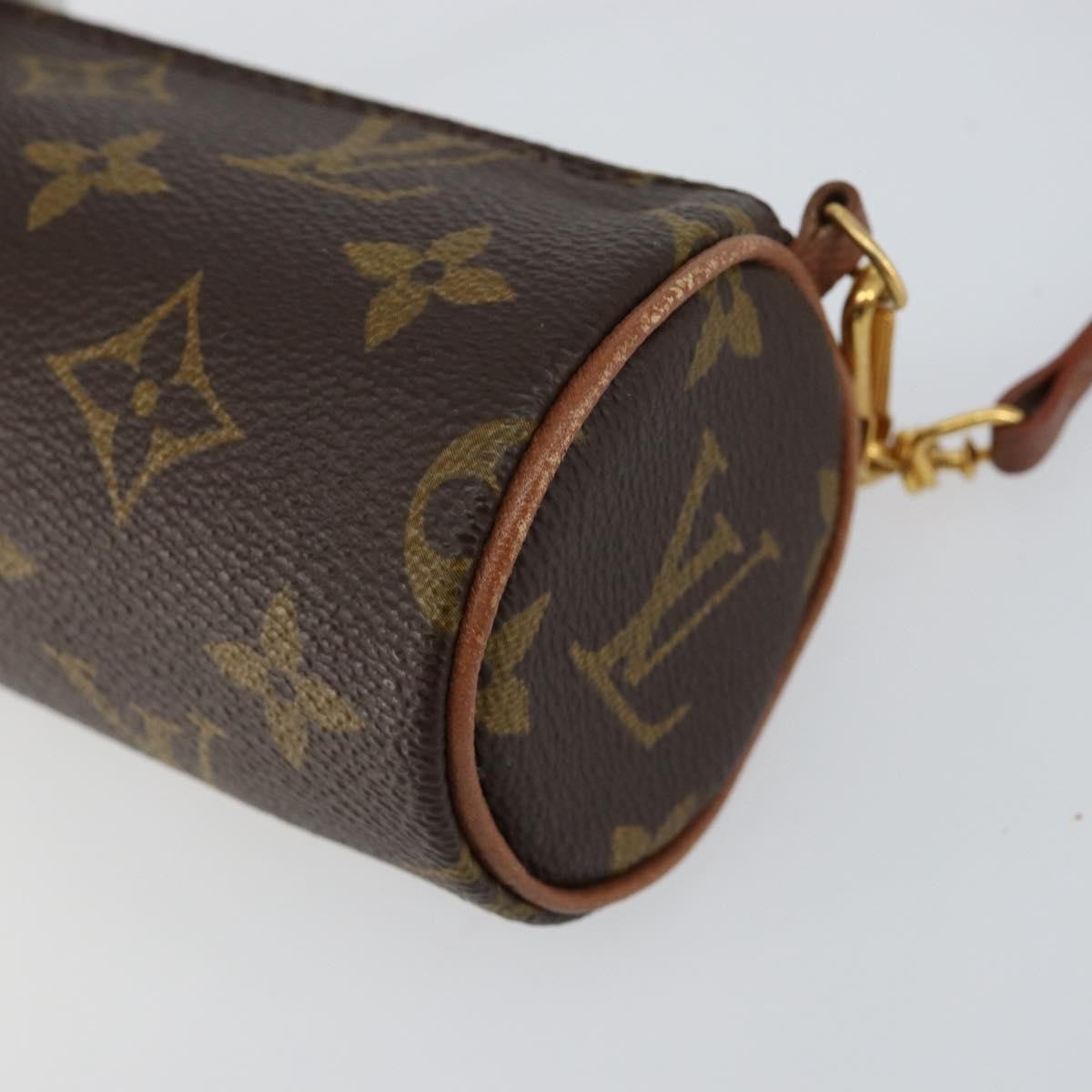 Louis Vuitton Papillon Pochette Monogram Canvas Brown Canvas Clutche & Pouche Bag