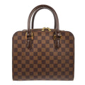 Louis Vuitton Triana Bag Damier Brown Canvas Handbag
