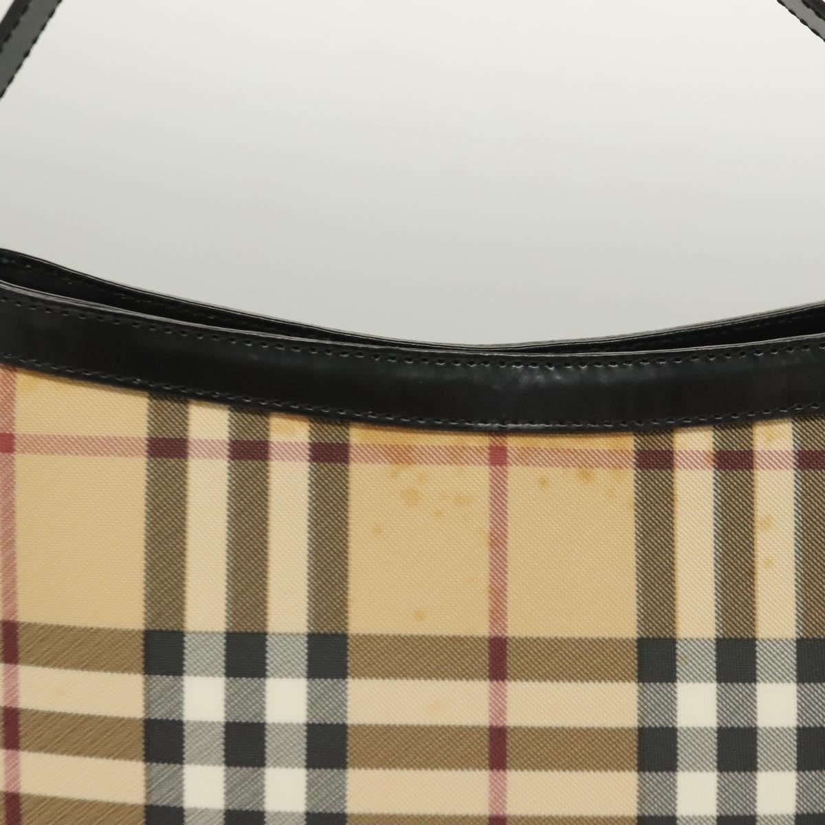 Burberry Shoulder Bag Nova Check Canvas Beige Pvc Bag