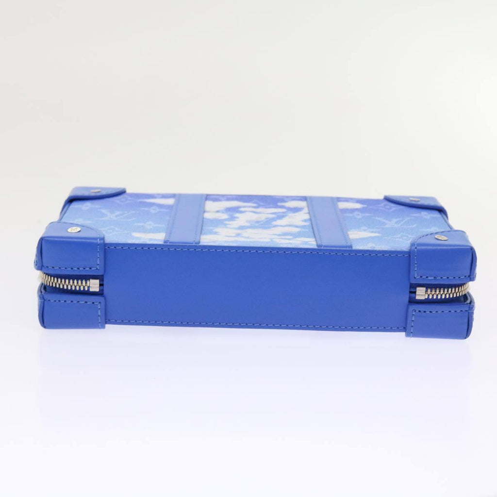 Louis Vuitton Soft Trunk Wallet Limited Edition Monogram Clouds Blue Canvas Bag