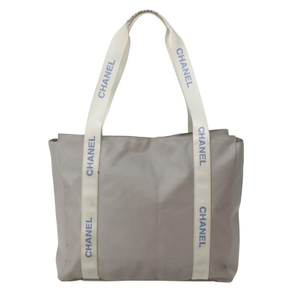 Chanel Sport Line Tote Bag Nylon Gray Nylon Tote Bag Bag