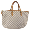 Louis Vuitton Riviera Handbag Damier White Canvas Handbag