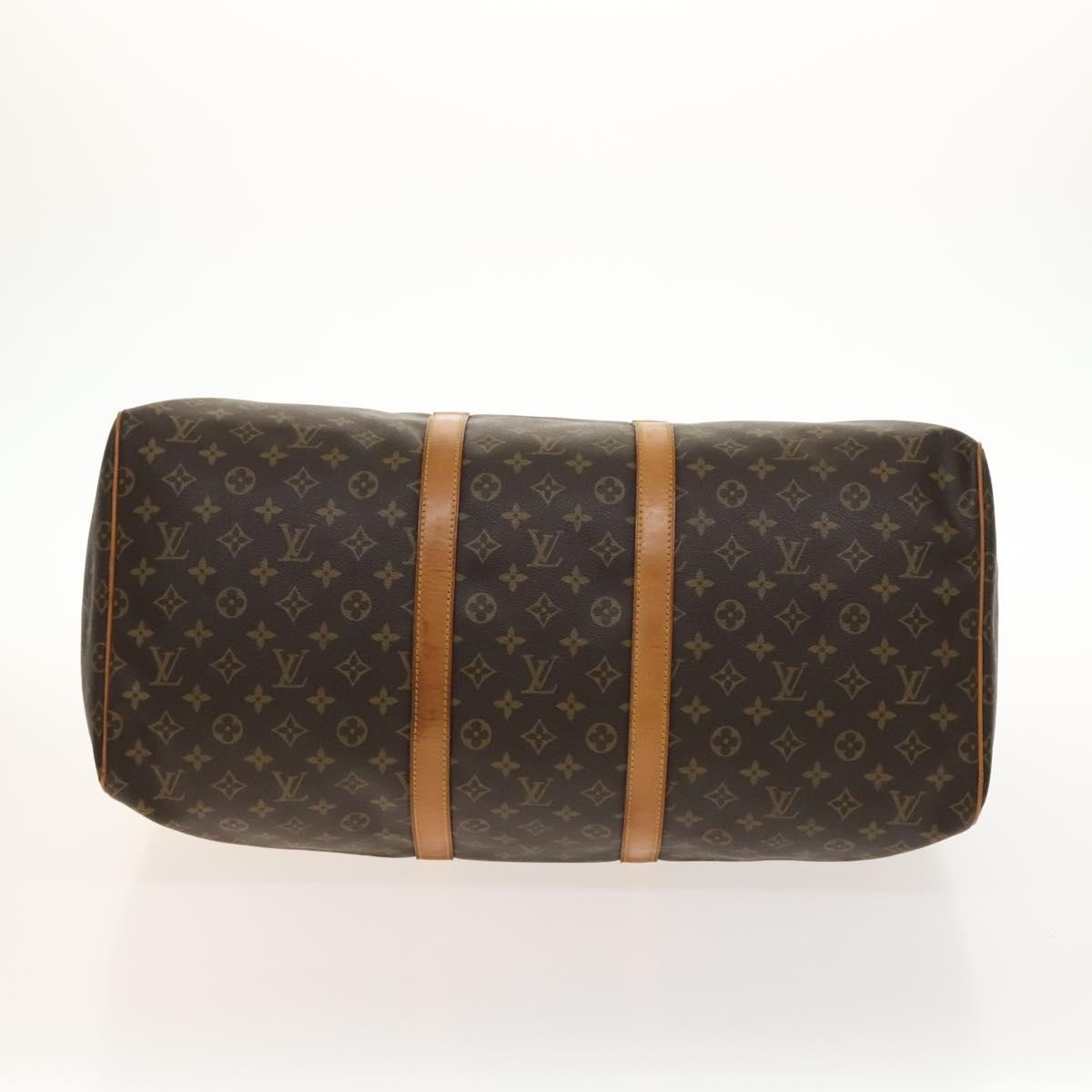 Louis Vuitton Keepall Bag Monogram Canvas Brown Canvas Travel Bag