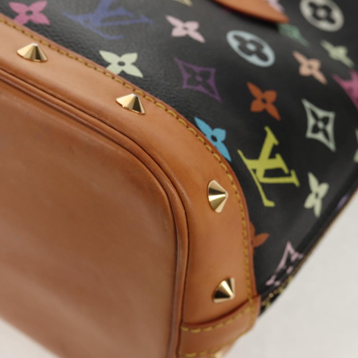 Louis Vuitton Alma Handbag Monogram Multicolor Multicolour Canvas Handbag
