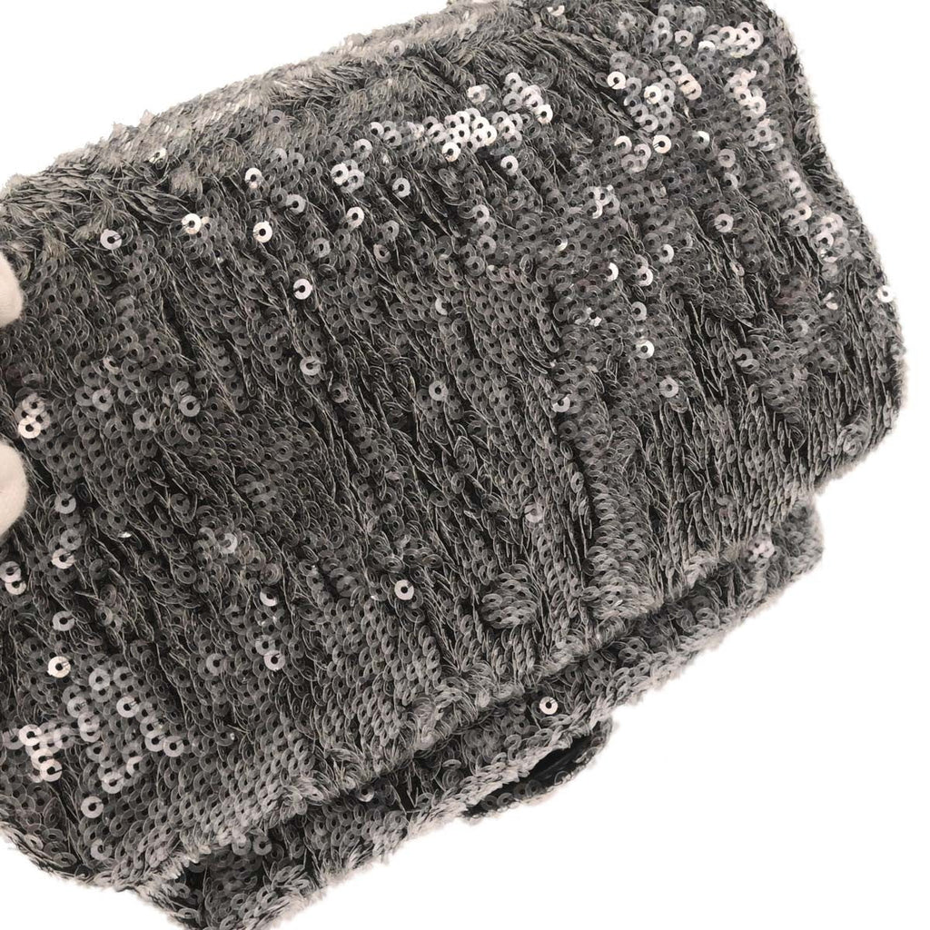 Chanel Waterfall Backpack Sequins With Leather Black Leather Backpack Bag