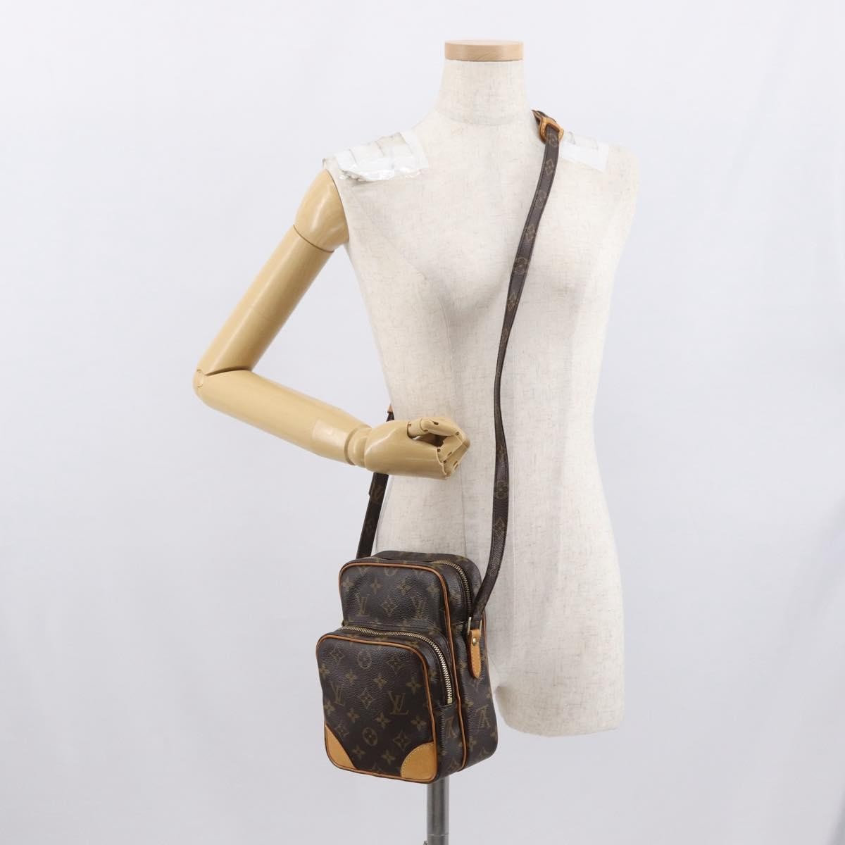 Louis Vuitton Amazone Bag Monogram Canvas Brown Canvas Shoulder Bag