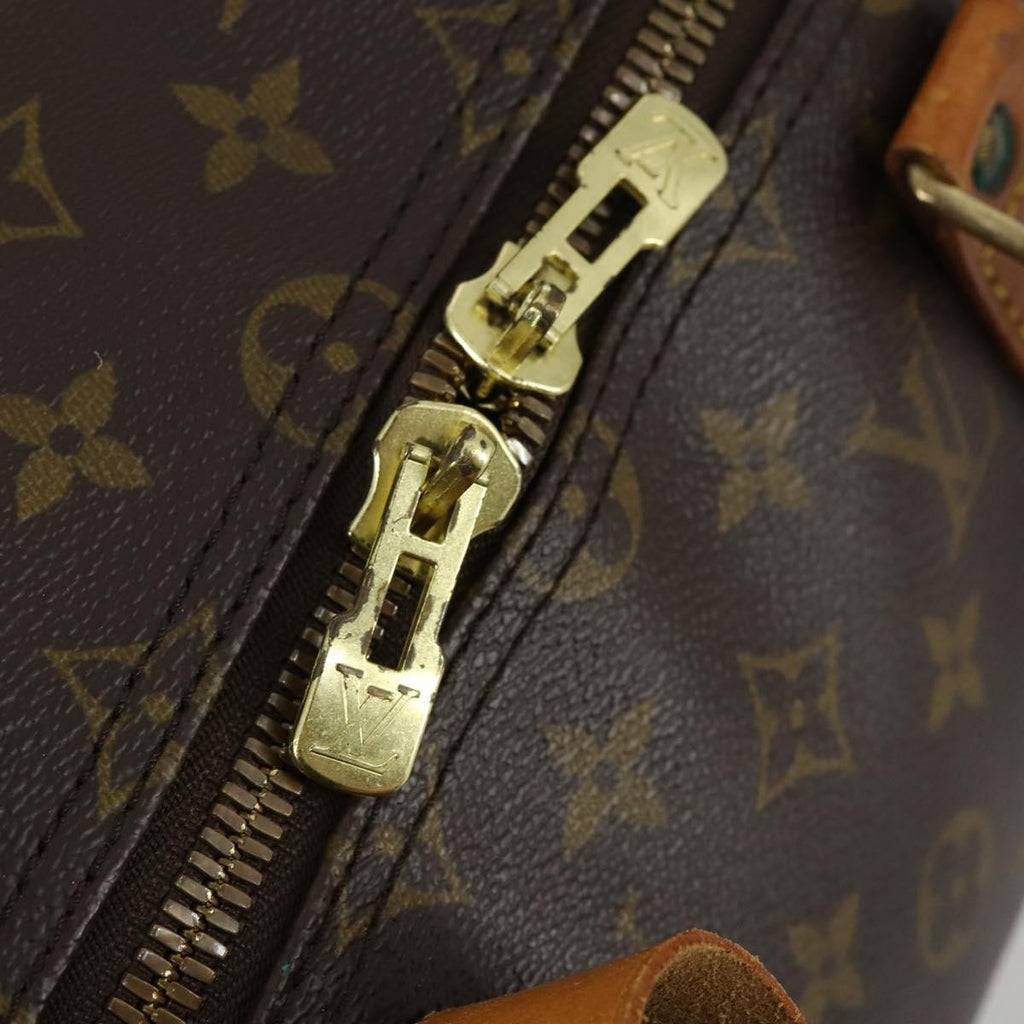 Louis Vuitton Keepall Bag Monogram Canvas Brown Canvas Travel Bag