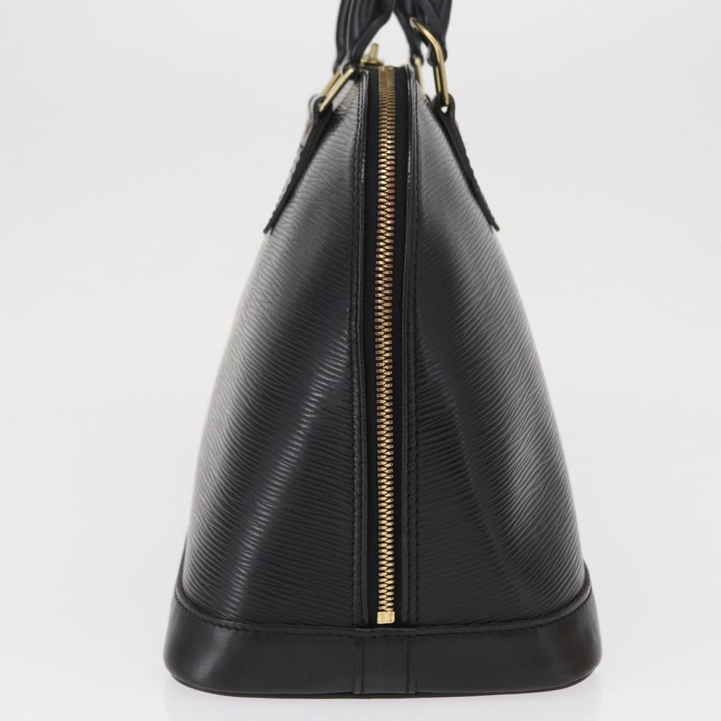 Louis Vuitton Alma Handbag Epi Leather Black Leather Handbag
