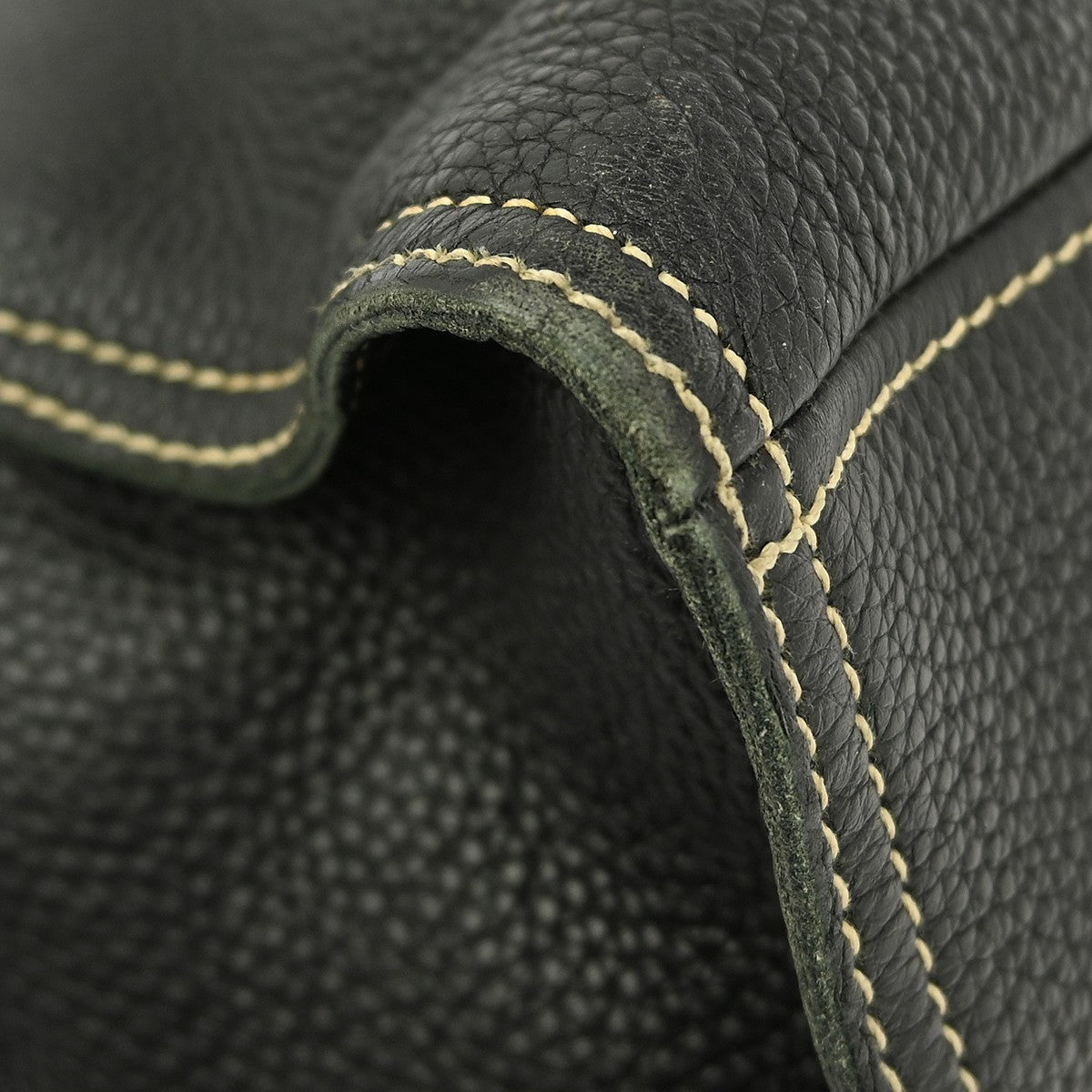 Prada Vintage Tote Leather Black Leather Tote Bag Bag