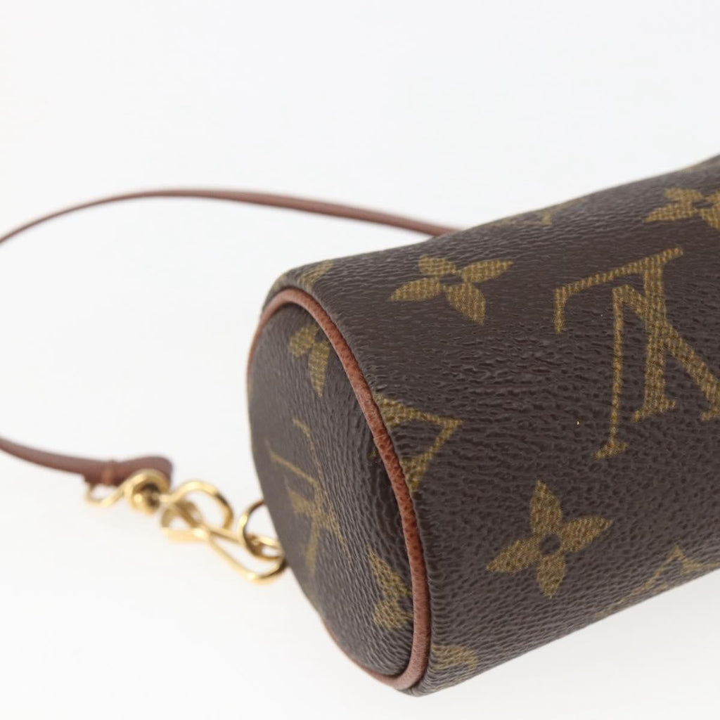 Louis Vuitton Papillon Pochette Monogram Canvas Brown Canvas Clutche & Pouche Bag