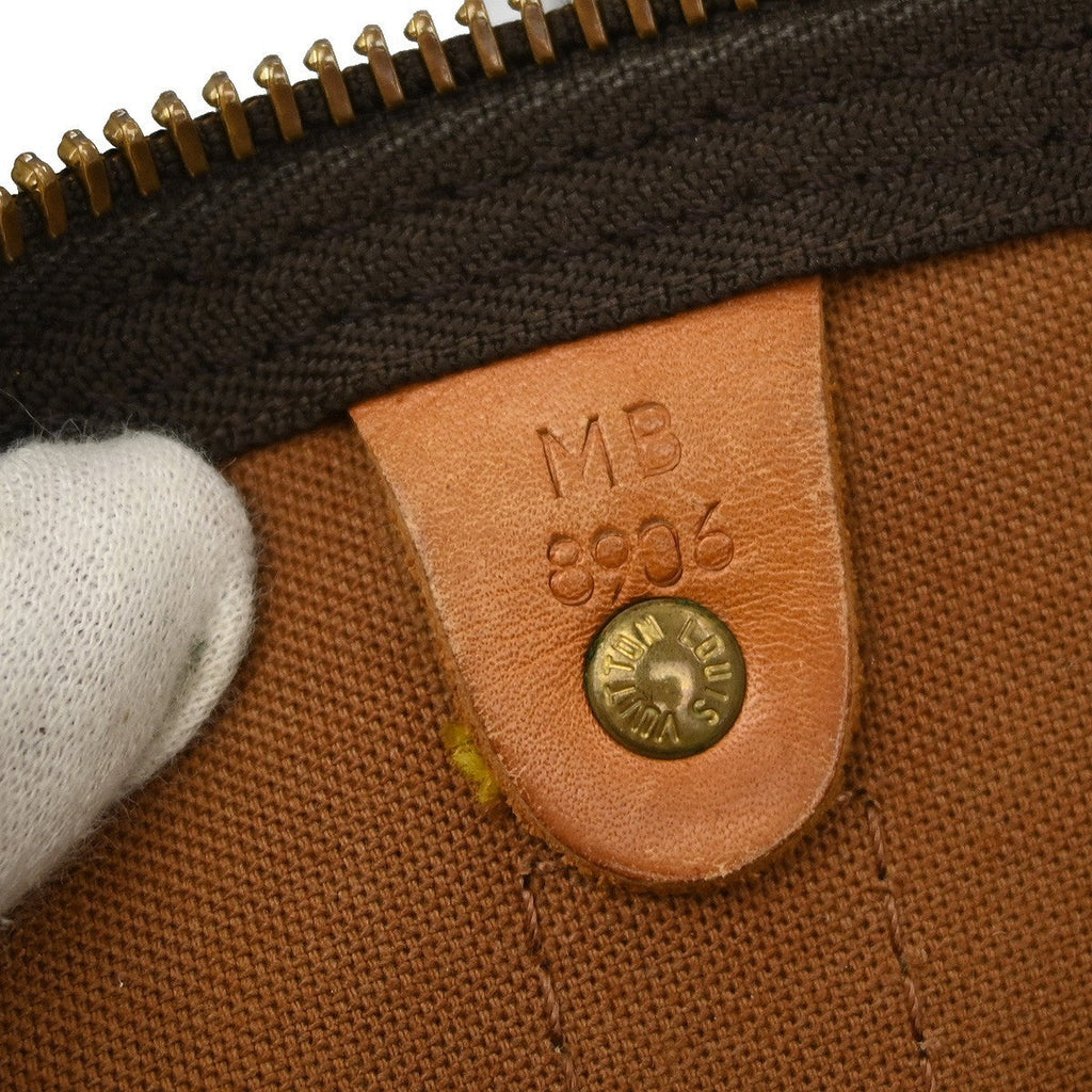 Louis Vuitton Keepall Bag Monogram Canvas Brown Canvas Travel Bag