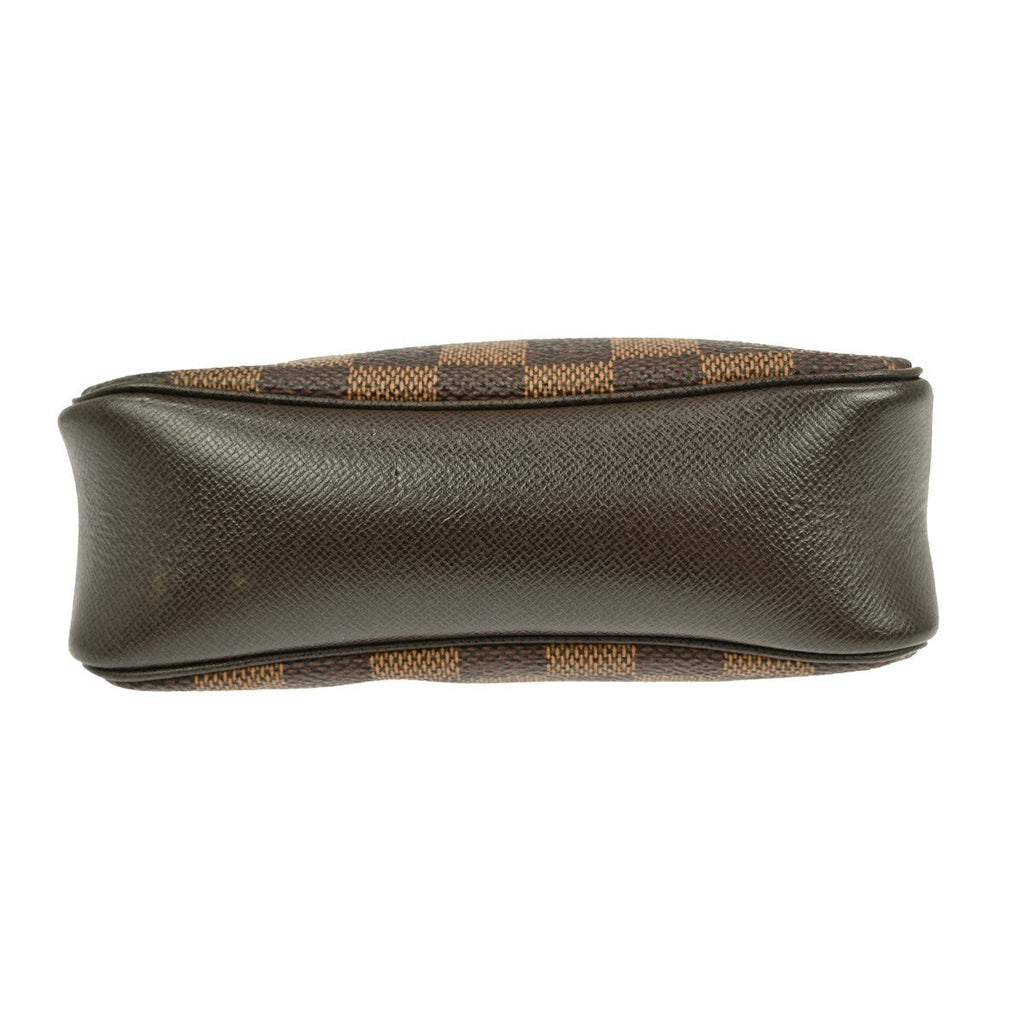 Louis Vuitton Trousse Make Up Bag Damier Canvas Brown Canvas Clutche & Pouche Bag