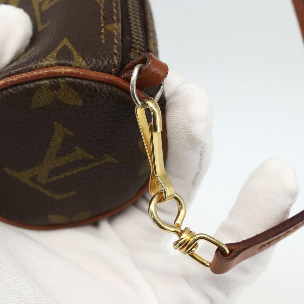 Louis Vuitton Papillon Pochette Monogram Canvas Brown Canvas Clutche & Pouche Bag